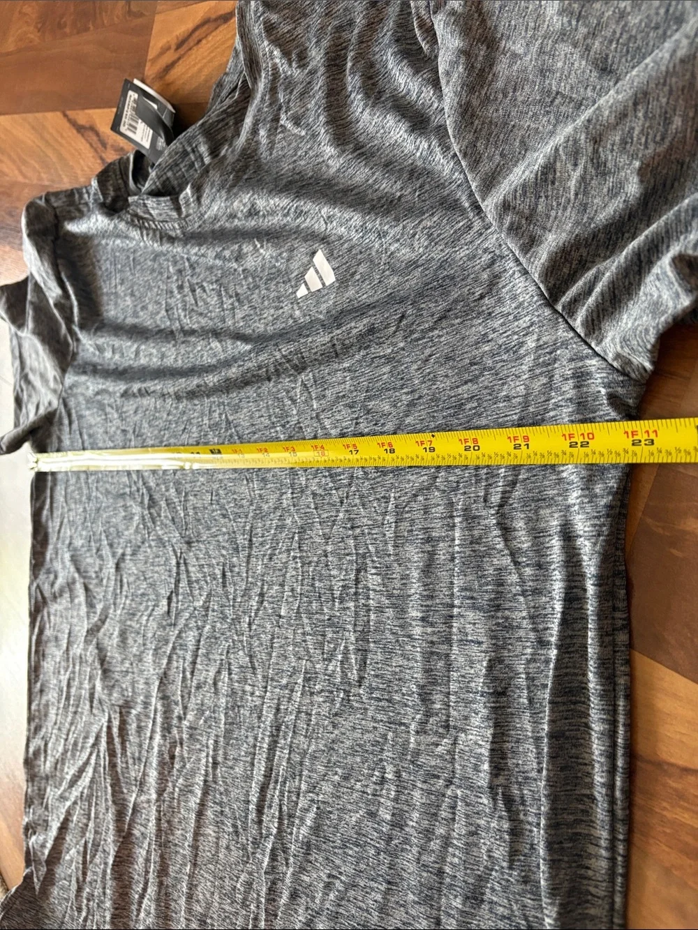 adidas Men’s Heather Gray Athletic Short Sleeve Tee Size XL NWT